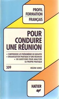 Livrenpoche : Pour conduire une réunion - Hélène Sorez - Livre