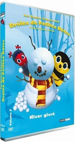 Les Quatre Saisons des drôles de Petites bêtes-Volume 2-Hiver givré (DVD + Livre) - Pierre Malek - DVD