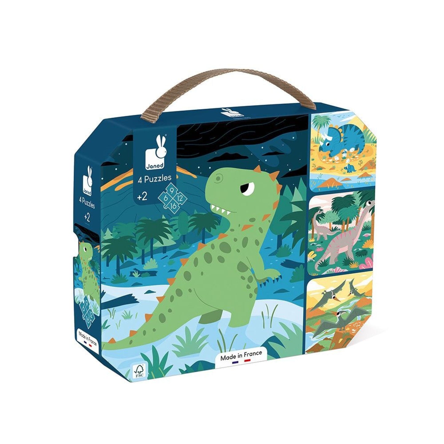 4 puzzles dinosaures -  - jeuSociete