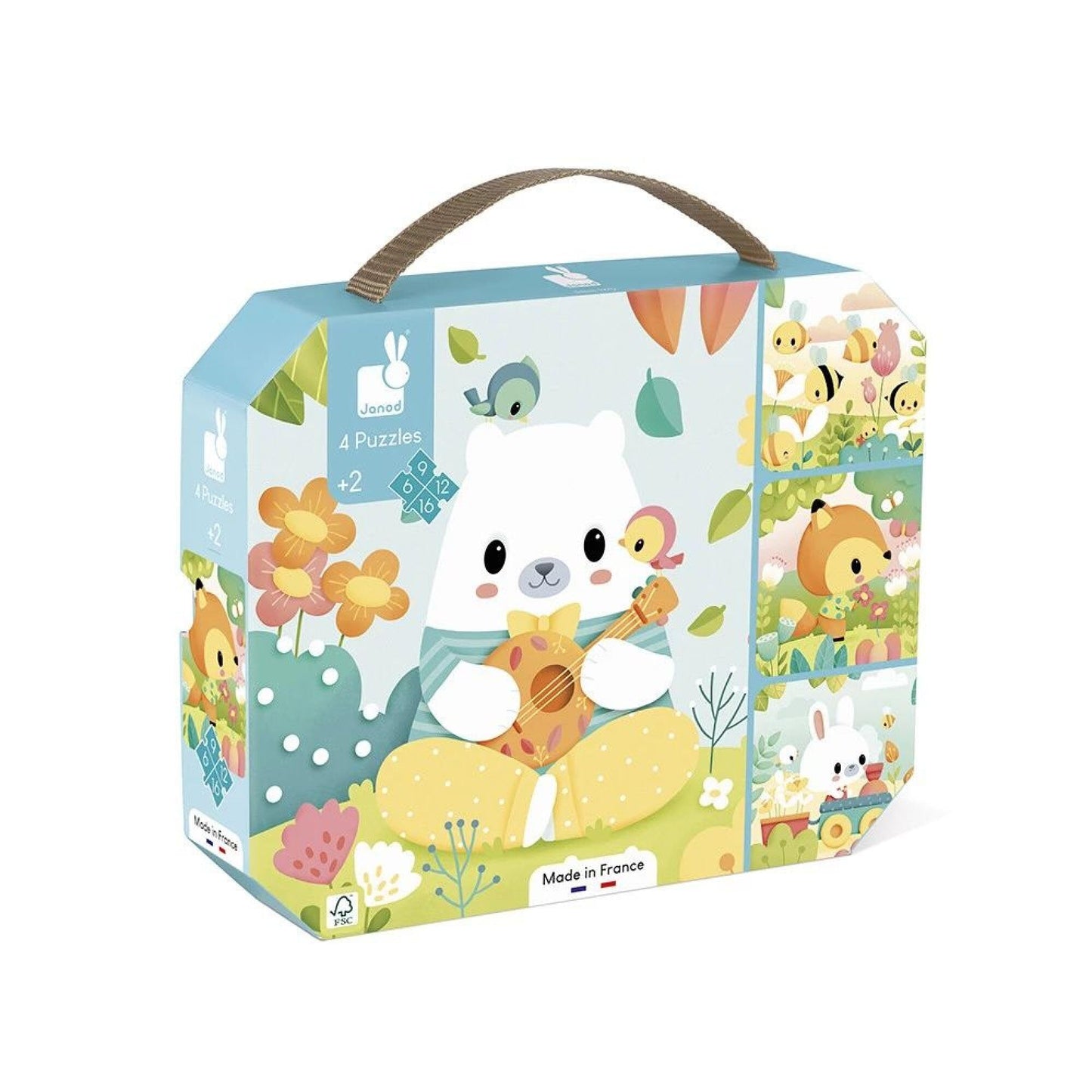 4 puzzles évolutifs animaux -  - jeuSociete