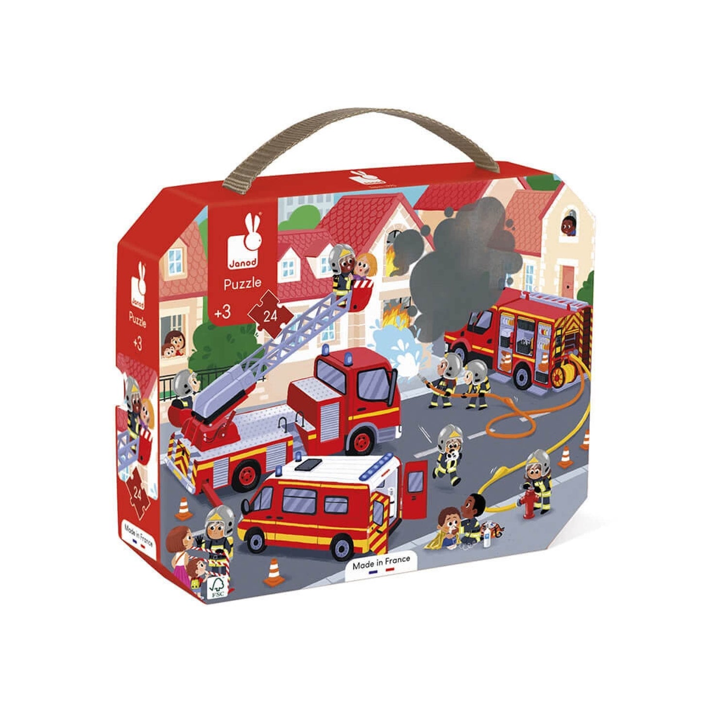Puzzle enfant pompiers 24 pièces -  - jeuSociete