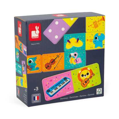 Dominos instruments de musique -  - jeuSociete