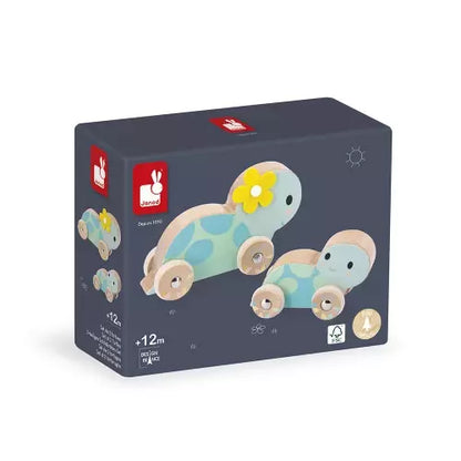 Set de 2 tortues en bois -  - jeuSociete