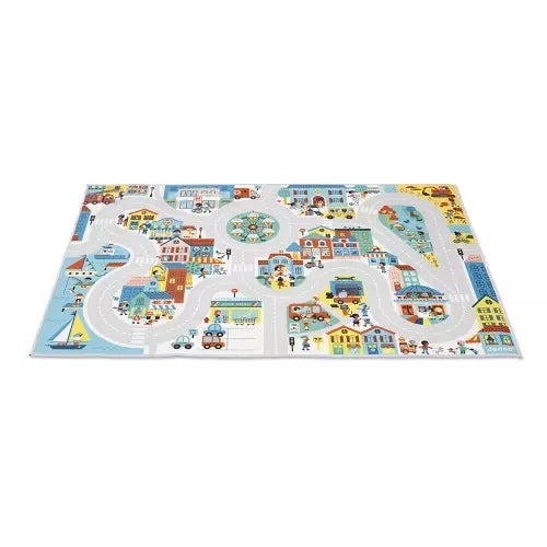 Tapis voiture enfant - Thème ville -  - jeuSociete