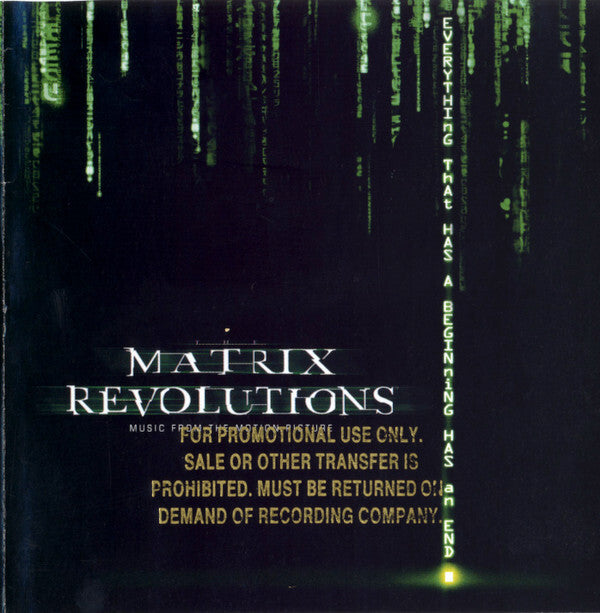 Collectif - The Matrix Revolutions: Music From The Motion Picture - Collectif - CD