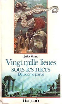 20 000 lieues sous les mers Tome II - Jules Verne -  Folio Junior - Livre