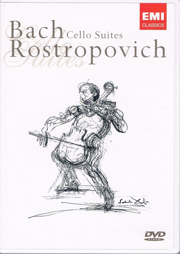 Bach*, Rostropovich* - Cello Suites - Bach, Rostropovich - DVD