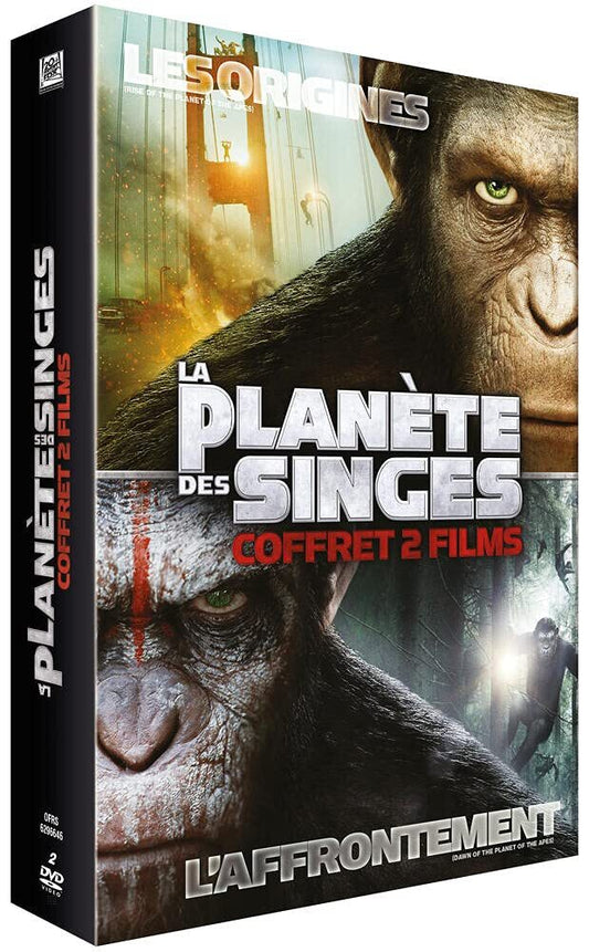 origines + La Planète des Singes : L'Affrontement - Matt Reeves, Rupert Wyatt - DVD