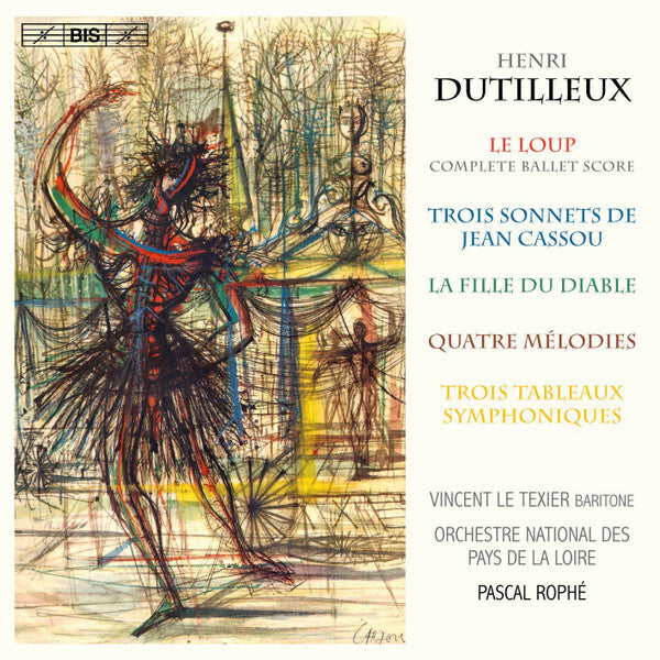 Dutilleux*, Pascal Rophé, Orchestre National Des Pays De La Loire, Vincent Le Texier - Le Loup/ La Fille Du Diable, Etc. - Dutilleux, Pascal Rophé, Orchestre National Des Pays De La Loire, Vincent Le Texier - CD