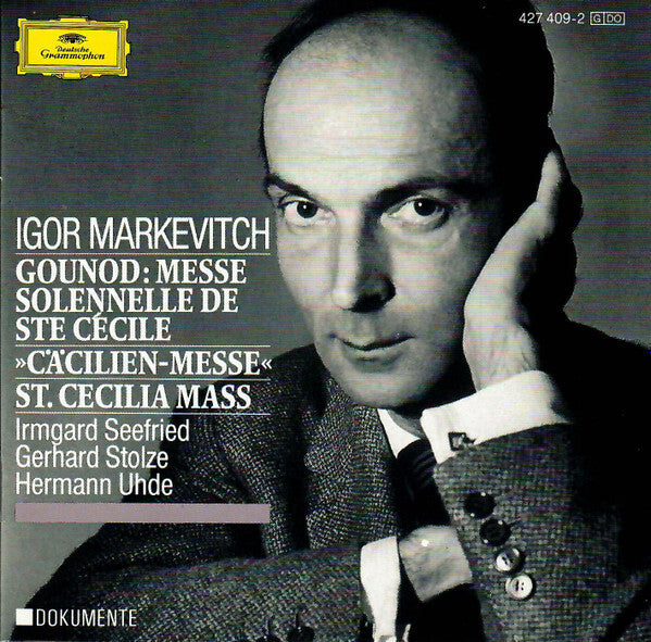 Gounod* - Irmgard Seefried - Gerhard Stolze - Hermann Uhde - Igor Markevitch - Messe Solennelle De Ste Cécile - Gounod - CD