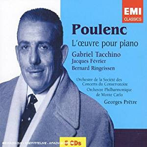 Francis Poulenc, Gabriel Tacchino, Jacques Février, Bernard Ringeissen, Orchestre De La Société Des Concerts Du Conservatoire, Orchestre Philharmonique De Monte-Carlo, Georges Prêtre - L'?uvre Pour Pi - Orchestre de la société des concerts du conservatoire, Georges Prêtre, Orchestre Philharmonique De Monte-Carlo, Francis Poulenc, Gabriel Tacchino, Jacques Février, Bernard Ringeissen - CD