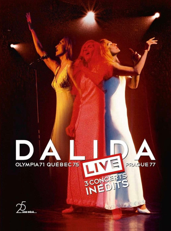 Dalida - Live 3 Concerts Inédits - Olympia 71 - Québec 75 - Prague 77 - Dalida - DVD