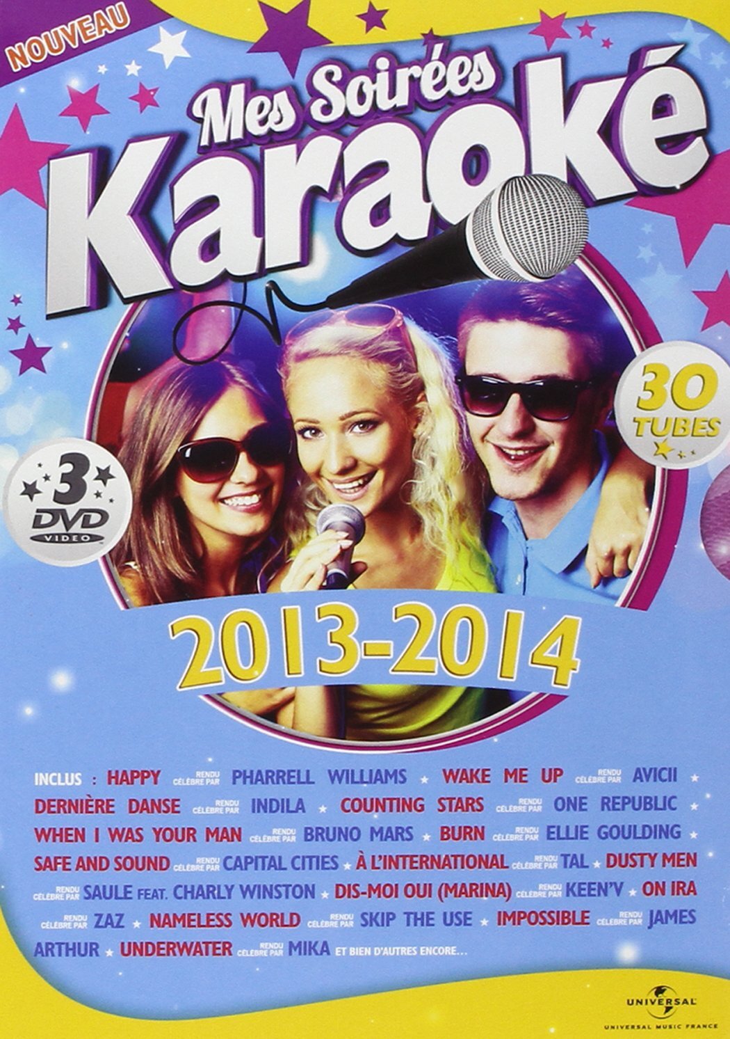 Coffret 3 DVD Karaoké Exclu Grossistes 2013 + 2014 : 2013 Vol 1 + 2014 Vol 1 + 2014 Vol 2 - XXX - DVD