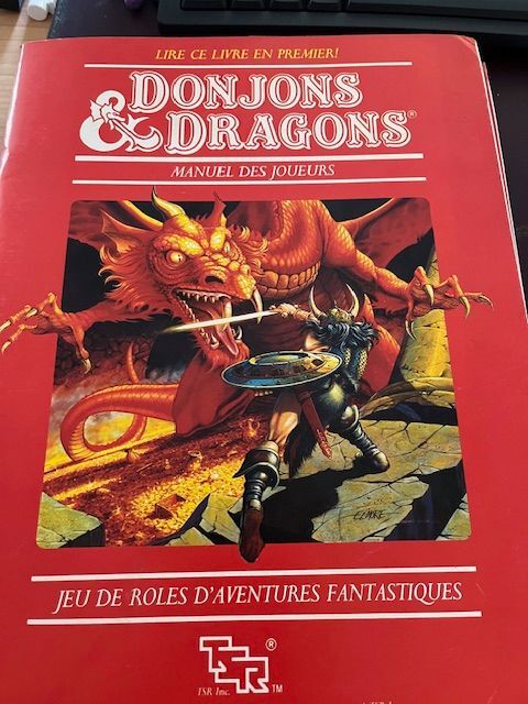 Donjons et dragons le manuel du maitre du donjon -  - jeuSociete