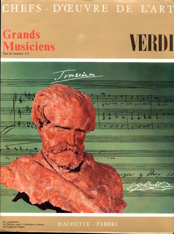 Chefs d'oeuvre de l'art - Grand musiciens n°8 : Verdi - Verdi - Vinyle