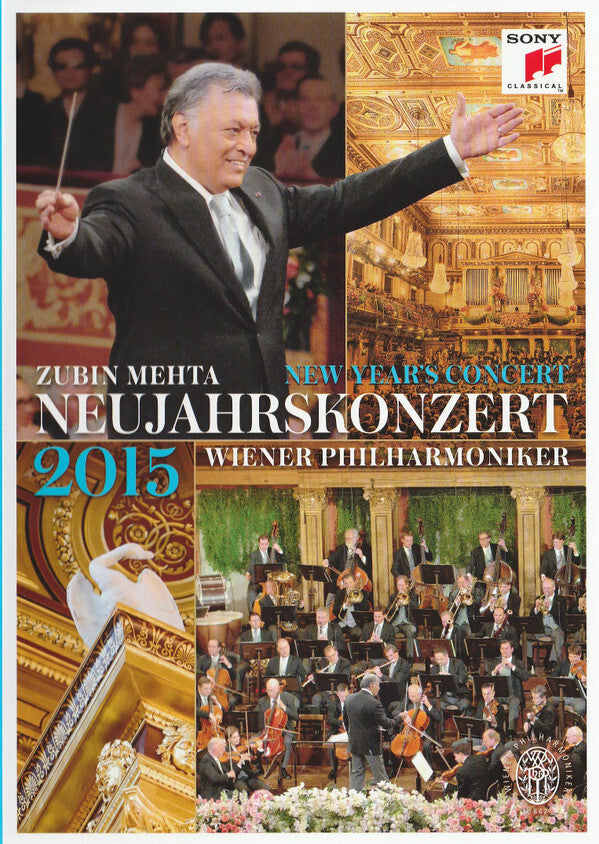 Zubin Mehta, Wiener Philharmoniker - Neujahrskonzert 2015 = New Year's Concert 2015 - Wiener Philharmoniker, Zubin Mehta - DVD