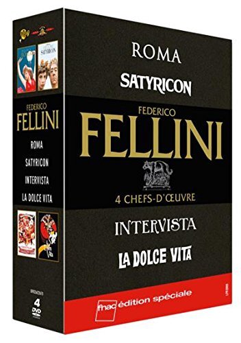 Coffret 4 DVD - Federico Fellini - 4 Films - ROMA / SATYRICON / INTERVISTA / LA DOLCE VITA - XXX - DVD
