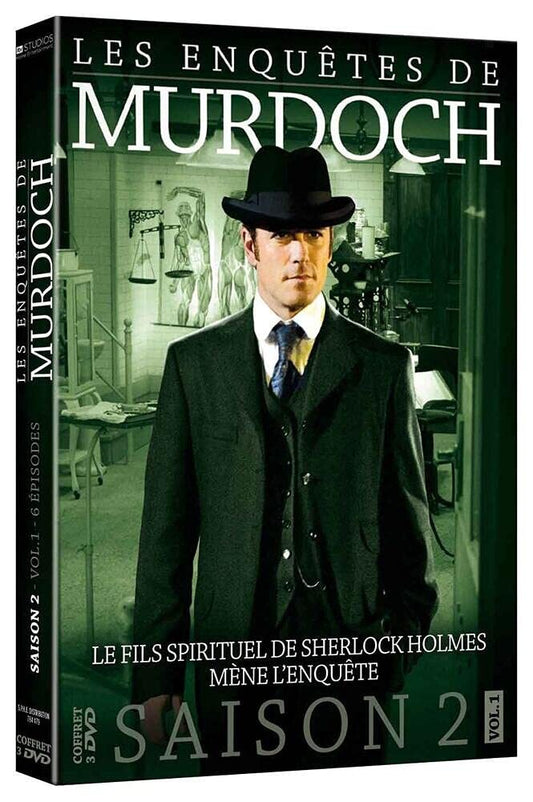 (Elephant Films) Edition française officielle - Les Enquêtes de Murdoch - Saison 2 - Vol. 1 - Coffret 3 DVD - Kelly Makin, Farhad Mann, Don McBrearty, Laurie Lynd, Eleanore Lindo, Harvey Crosslan, Paul Fox - DVD