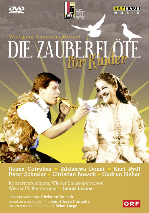 Wolfgang Amadeus Mozart - Die Zauberflöte Für Kinder - Wolfgang Amadeus Mozart - DVD
