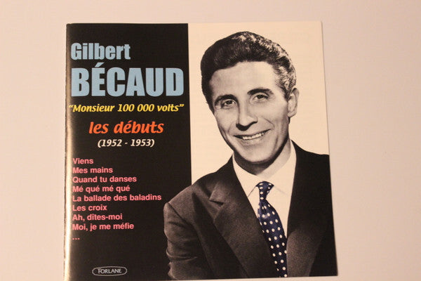 Gilbert Bécaud - Les Débuts (1952-1953) - Gilbert Bécaud - CD