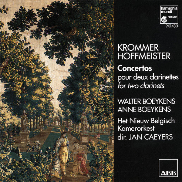Krommer*, Hoffmeister*, Walter Boeykens, Anne Boeykens, Het Nieuw Belgisch Kamerorkest*, Jan Caeyers - Concertos Pour Deux Clarinettes - Hoffmeister, Krommer, Walter Boeykens, Anne Boeykens, Het Nieuw Belgisch Kamerorkest, Jan Caeyers - CD