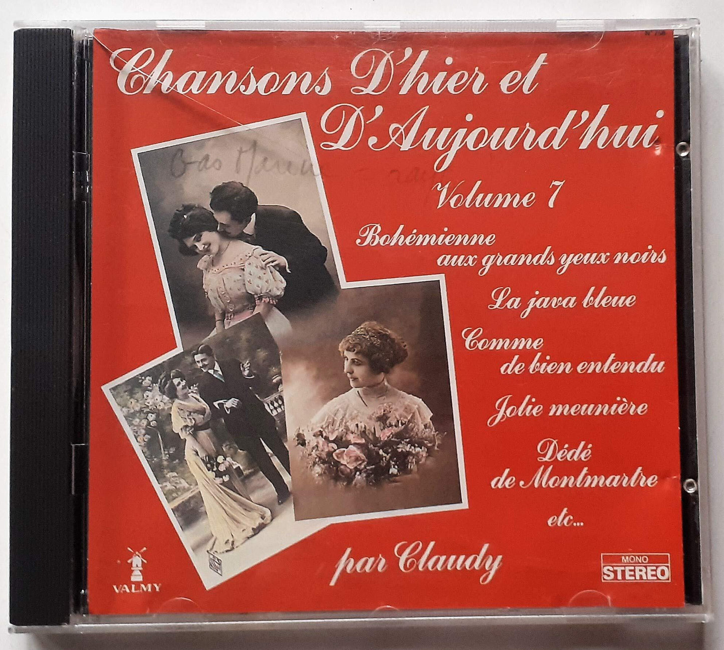 CHANSONS D'HIER ET D'AUJOURD'HUI : VOLUME 7 - CHAUDY - CD