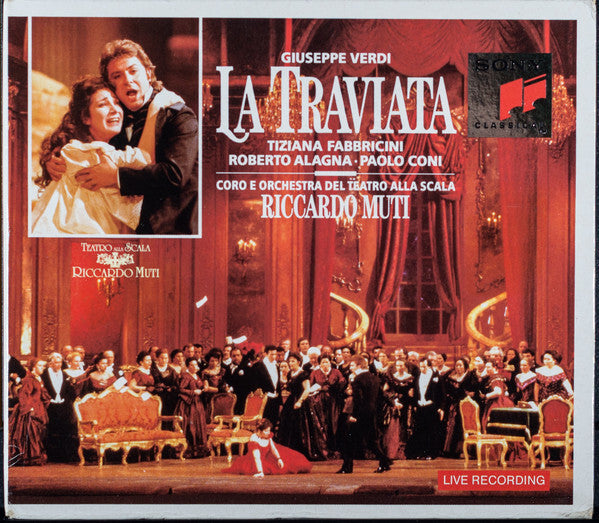 Giuseppe Verdi  - Tiziana Fabbricini · Roberto Alagna · Paolo Coni · Coro*  E Orchestra Del Teatro Alla Scala · Riccardo Muti - La Traviata - Giuseppe Verdi - CD