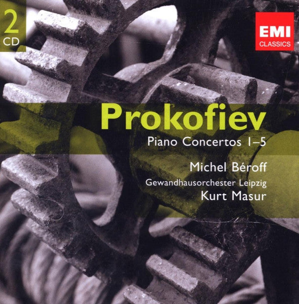 Prokofiev* / Michel Béroff, Gewandhausorchester Leipzig, Kurt Masur - Piano Concertos 1?5 - Gewandhausorchester Leipzig, Kurt Masur, Michel Beroff, Prokofiev - CD