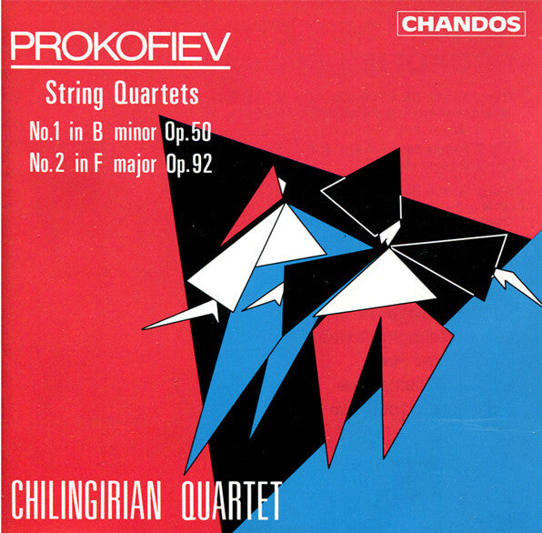 Prokofiev*, Chilingirian Quartet* - String Quartets (No. 1 In B Minor Op. 50 / No. 2 In F Major Op. 92) - Prokofiev, Chilingirian Quartet - CD