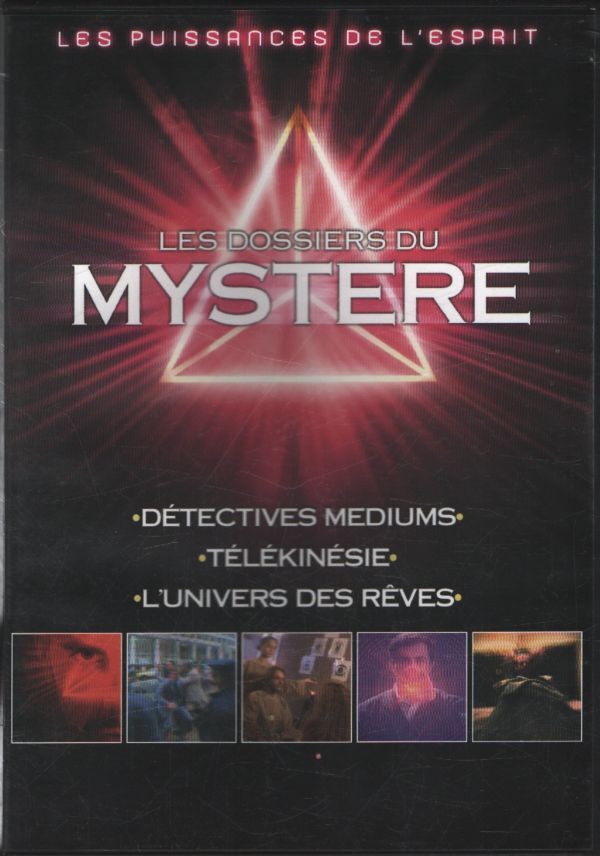 Les Dossiers du Mystère vol 2 : Détectives médiums / Télékinésie / L'univers des rêves - Inconnu - DVD