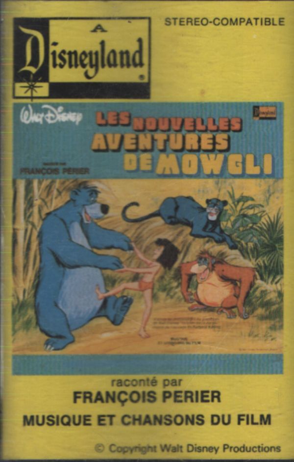 Les nouvelles aventures de Mowgli raconté par François Perier - François Perier - Cassette