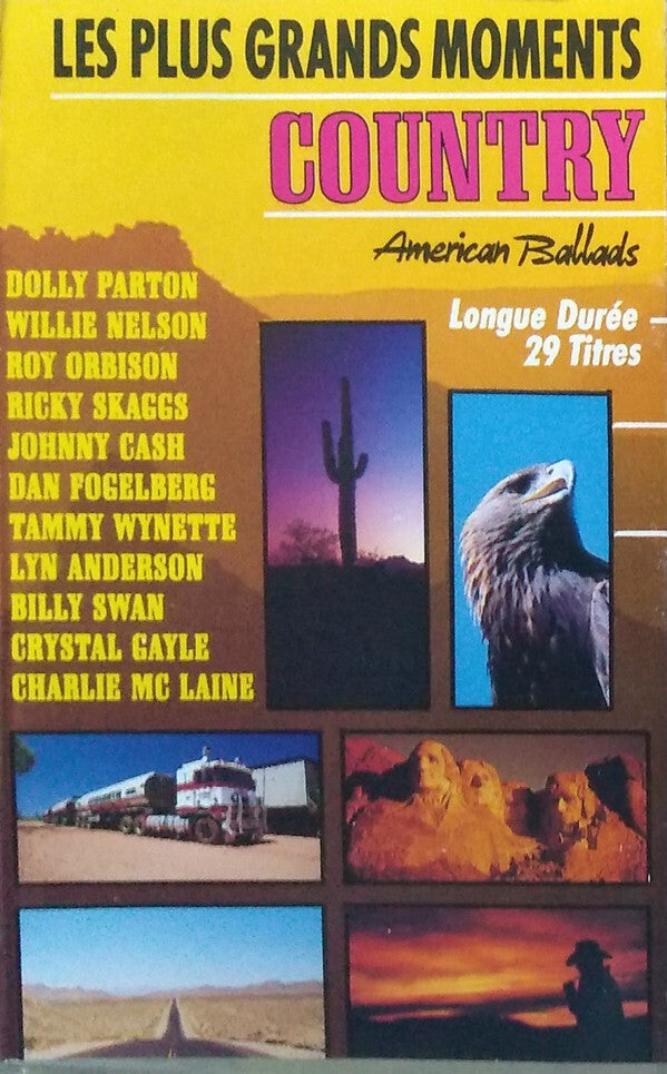 Les plus grands moments Country - Collectif - Cassette