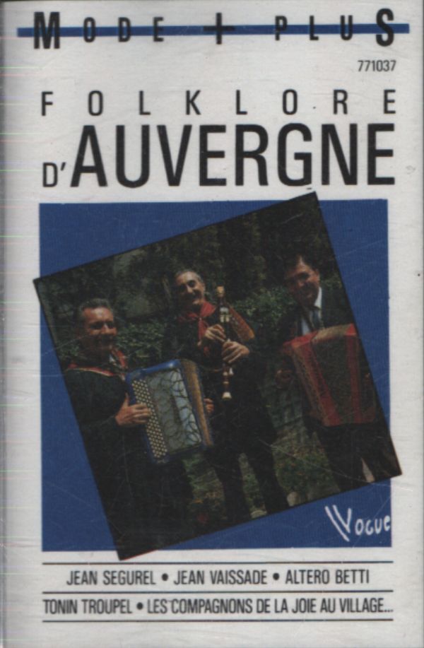 Folklore d'Auvergne - Collectif - Cassette