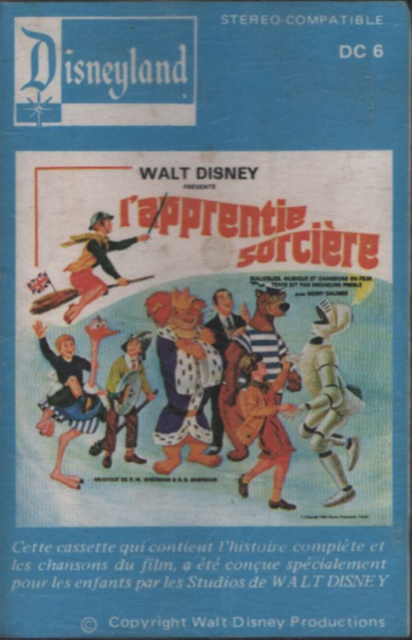 Disneyland - L'apprentie sorcière - Disney - Cassette
