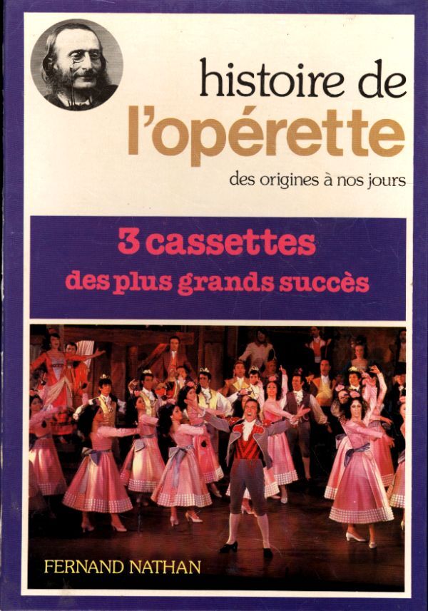 Histoire de l'opérette des origines à nos jours (3 k7) - Collectif - Cassette