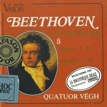 Beethoven, Quatuor Végh - Quatuor n°10 opus 74, quatuor n°12 opus 127 - Beethoven, Quatuor Végh - CD