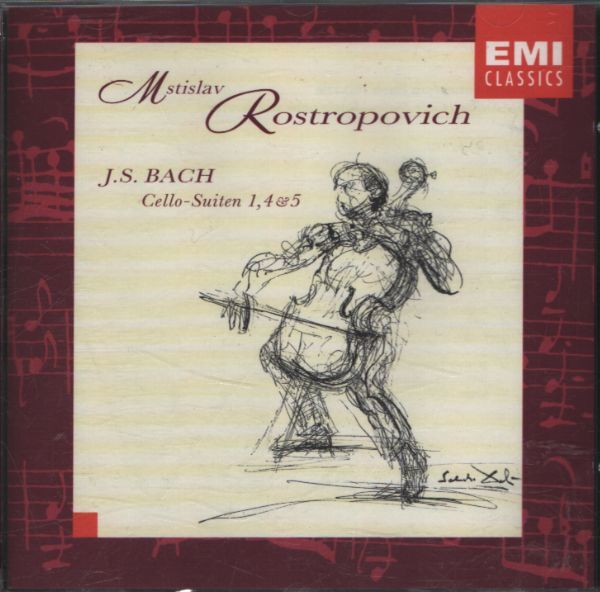 Mstislav Rostropovich - J.S. Bach - Suiten - J.S. Bach, Mstislav Rostropovich - CD