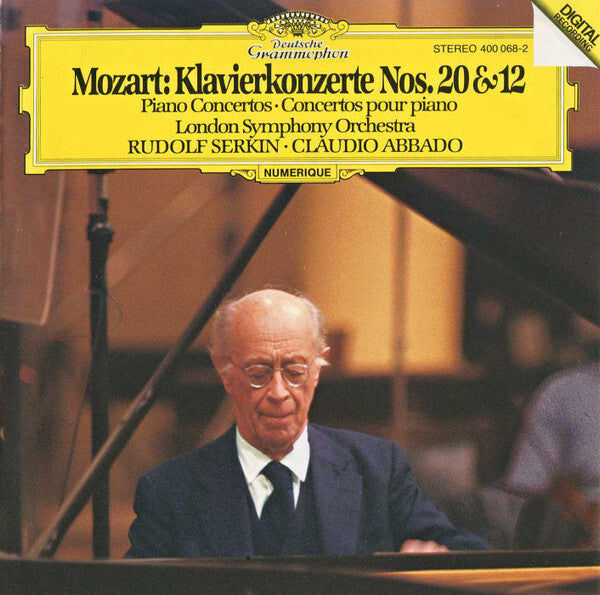 Claudio Abbado, Mozart - Klavierkonzerte piano concertos nos. 20 & 12 - Mozart, Claudio Abbado - CD