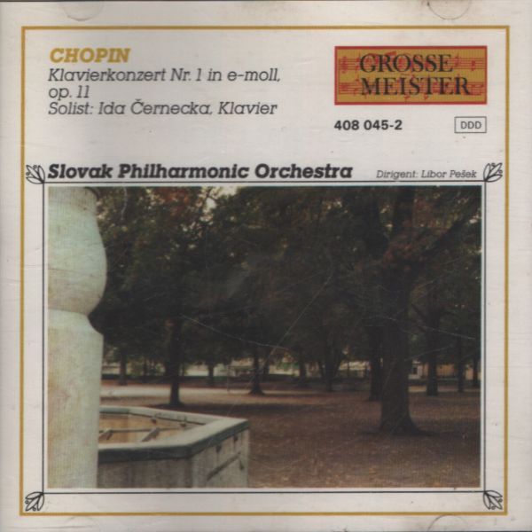 Slovak Philharmonic Orchestra - Chopin klavierkonzert n°1 - Chopin - CD