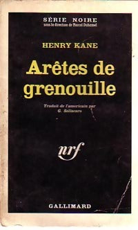 Livrenpoche : Arêtes de grenouille - Henry Kane - Livre
