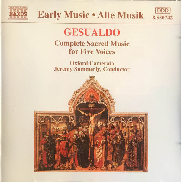 Gesualdo* - Oxford Camerata, Jeremy Summerly - Complete Sacred Music For Five Voices - Gesualdo - CD