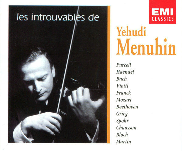 Yehudi Menuhin - Les introuvables (5 CD) - Mozart, Yehudi Menuhin, Beethoven, GRIEG, Haendel, Franck, Bach, Purcell, Chausson, Spohr, Bloch, Viotti, Martin - CD