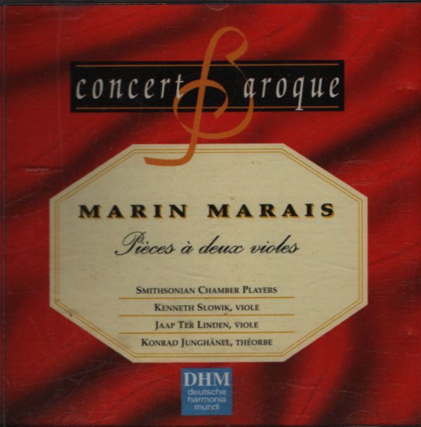 Concert Baroque : Marin Marais - Pièces à deux violes - Marin Marais - CD