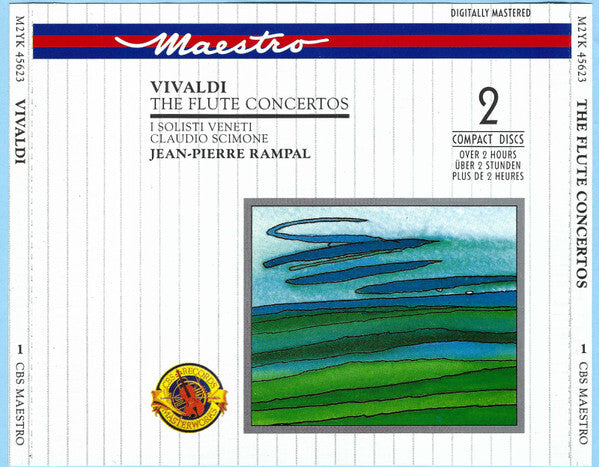 Antonio Vivaldi - The flute concertos (2 CD) - Antonio Vivaldi, I Solisti Veneti, Claudio Scimone, Jean-Pierre Rampal - CD