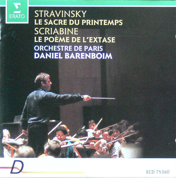 Stravinsky, Scriabine - Daniel barenboim, orchestre de paris - Le sacre du printemps, le poème de l'extase - Stravinsky, Scriabine - CD