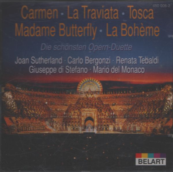 Giuseppe Verdi - Famous Opera Duets - Giuseppe Verdi, Georges Bizet, Giacomo Puccini - CD