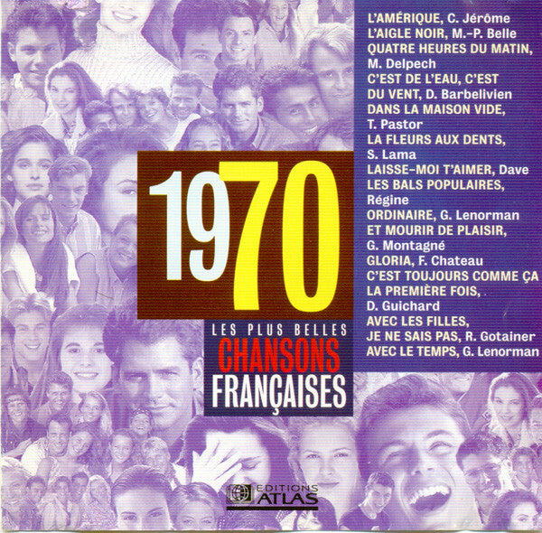 Les plus belles chansons françaises 1970 - Collectif - CD