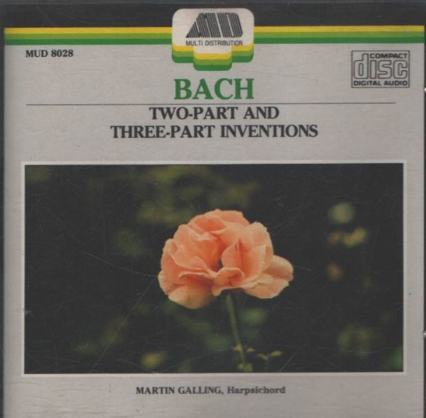 Bach - Two-part and Three-part inventions - Bach - CD