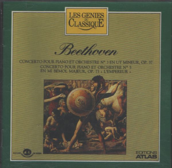 Les génies du classique II 2 : Beethoven - Concerto pour piano et orchestre n°3 & n°5 - Beethoven - CD