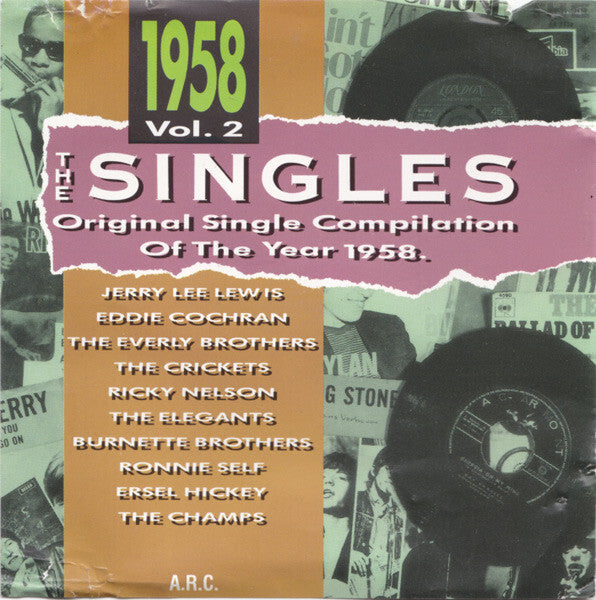The singles - Original single compilation of the year 1958 vol. 2 - Collectif - CD